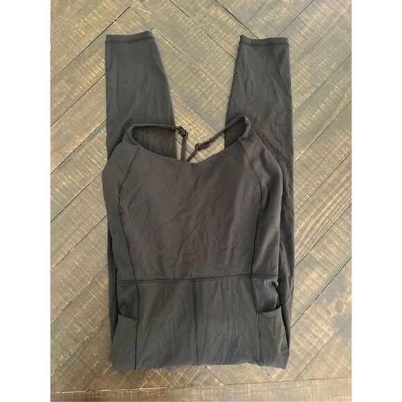 Calia Black One Piece Workout Yoga Jumpsuit With Adjustable Straps Medium - Picture 5 of 5